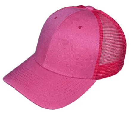 Adult Structured Trucker Hats with Mesh Back