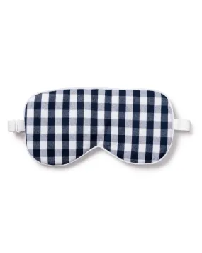 Adult's Sleep Mask | Navy Gingham