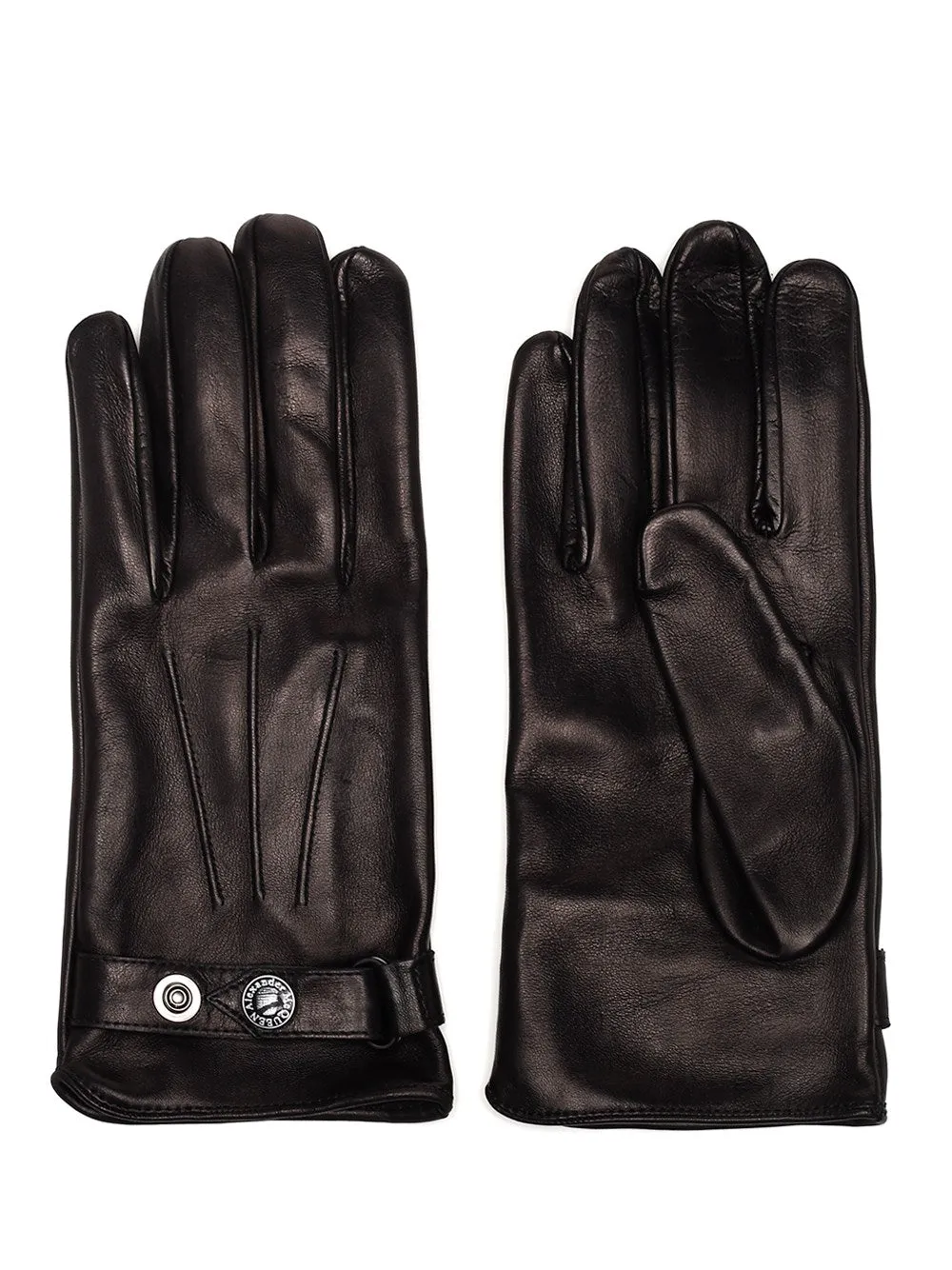 Alexander McQueen Buttoned Strap Gloves