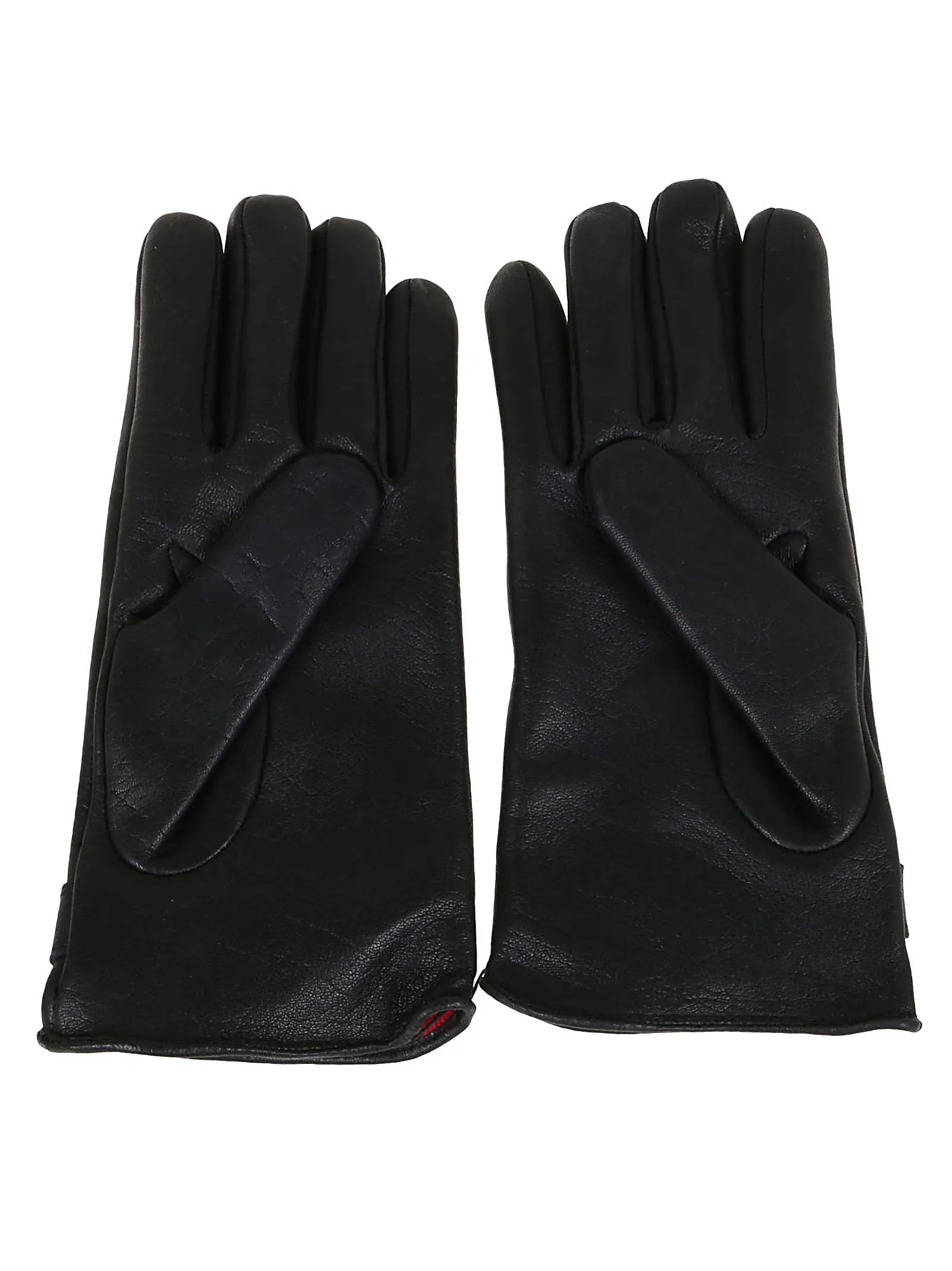 Alexander McQueen Leather Biker Gloves