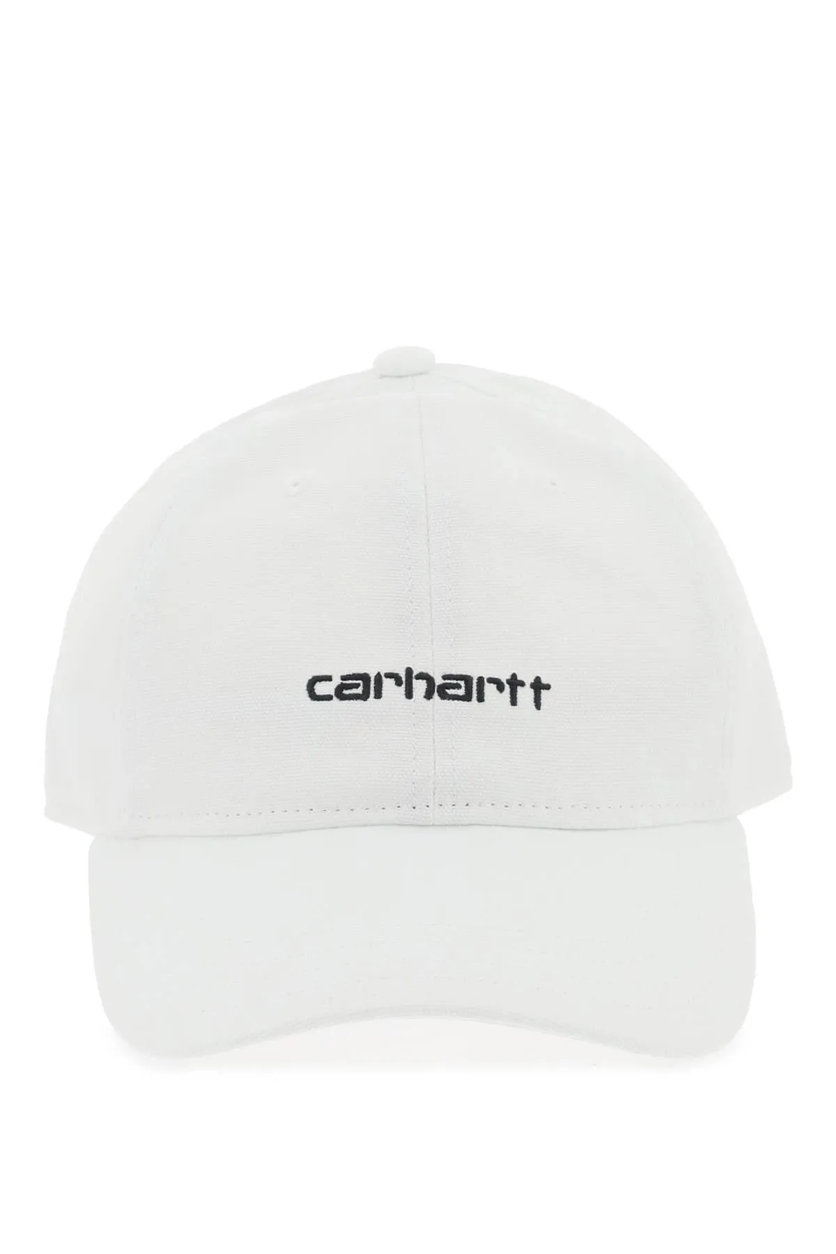 canvas script baseball cap