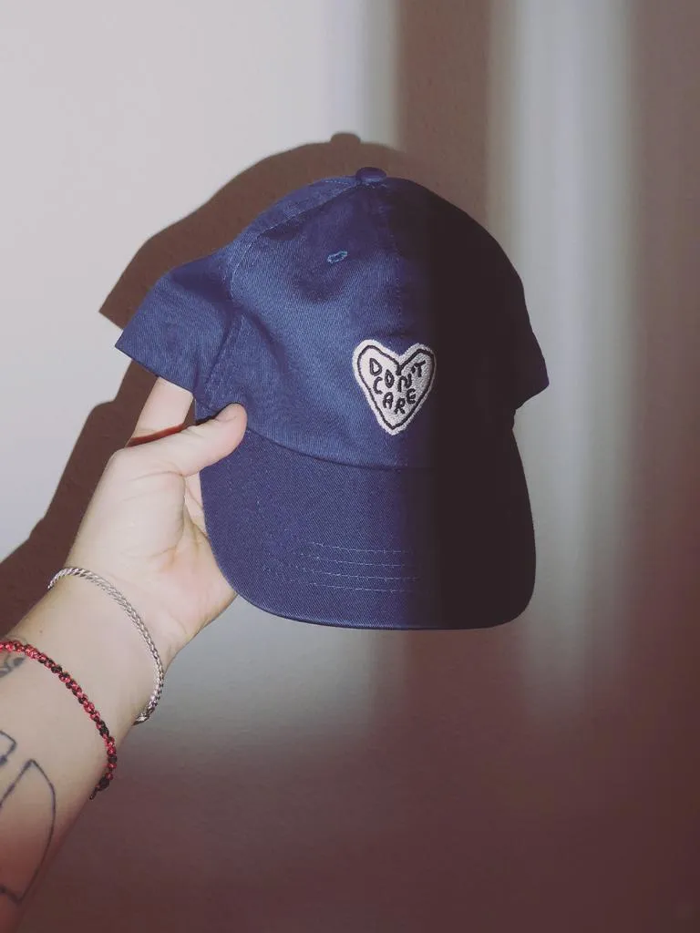 Cap - Don't care - navy blue