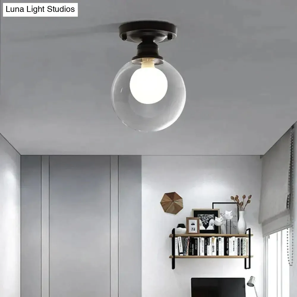 Chana - Modern Minimalist Glass Bulb Lamp Ceiling Lamp