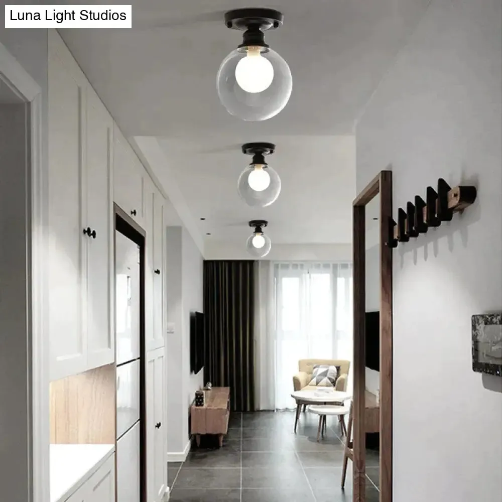 Chana - Modern Minimalist Glass Bulb Lamp Ceiling Lamp