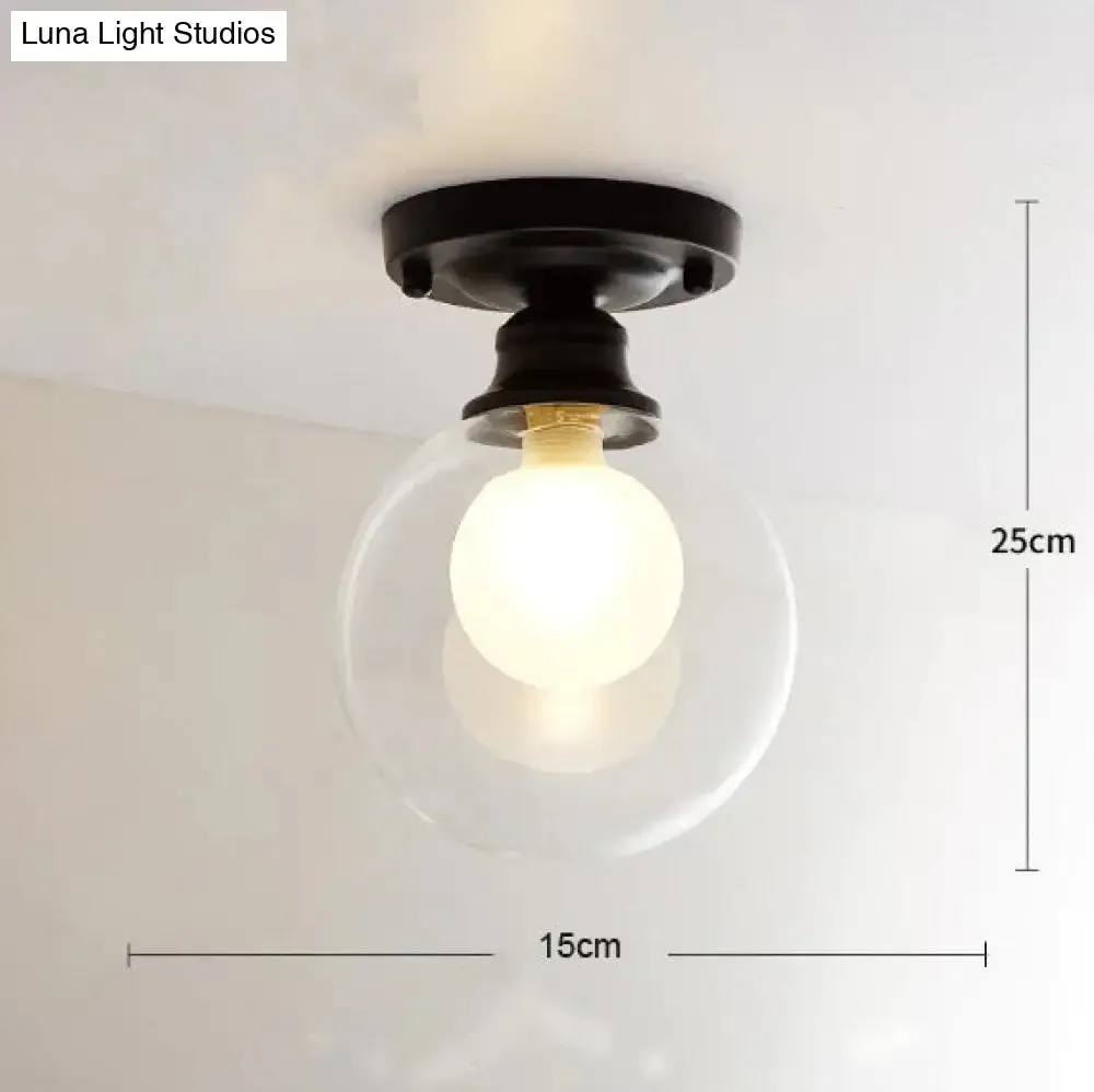 Chana - Modern Minimalist Glass Bulb Lamp Ceiling Lamp