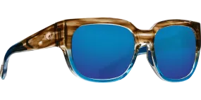 Costa Del Mar Waterwoman Sunglasses - Shiny Wahoo/Blue Mirror 580G