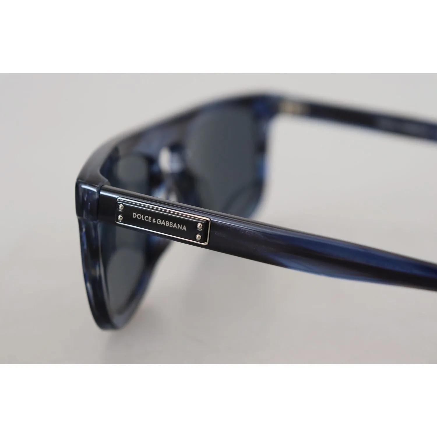 Dolce & Gabbana Elegant Blue Acetate Sunglasses