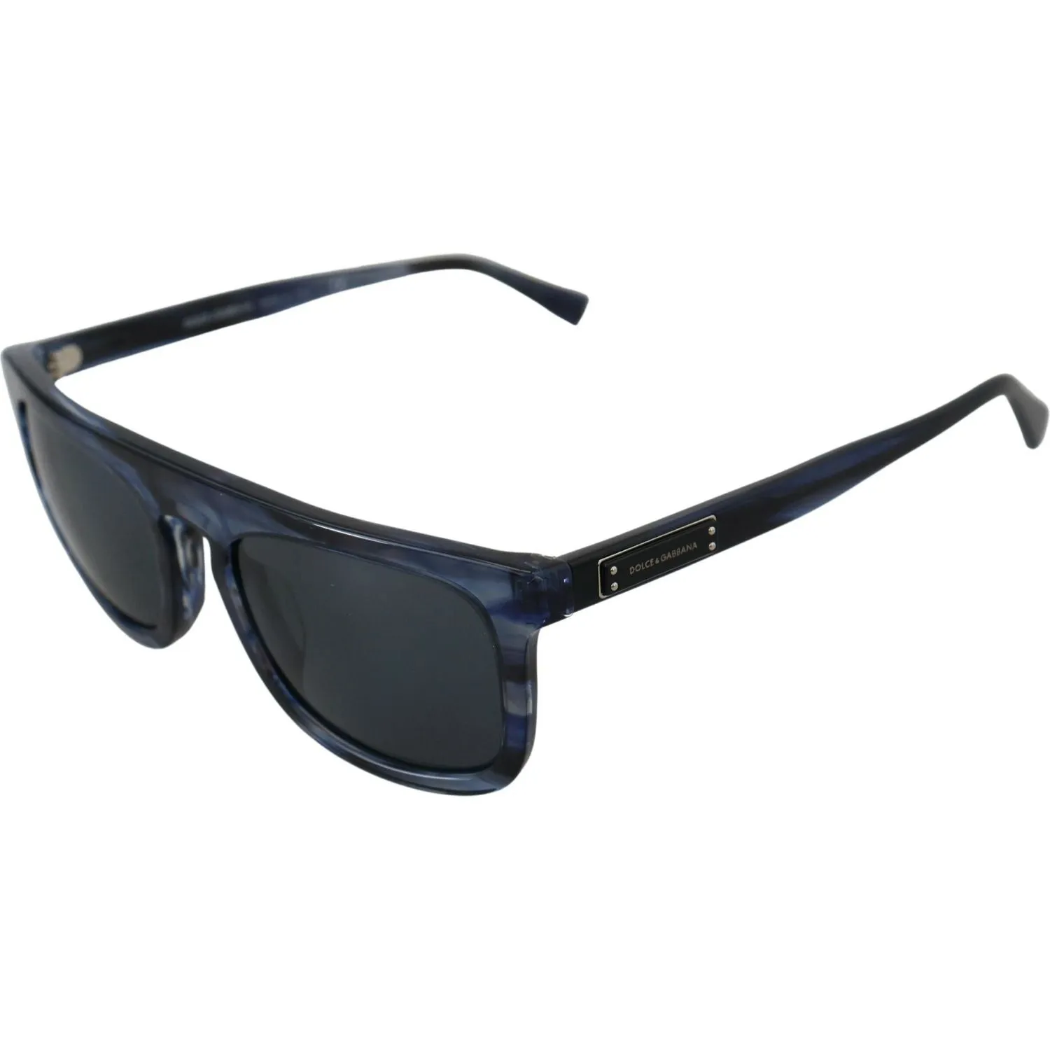 Dolce & Gabbana Elegant Blue Acetate Sunglasses