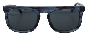 Dolce & Gabbana Elegant Blue Acetate Sunglasses