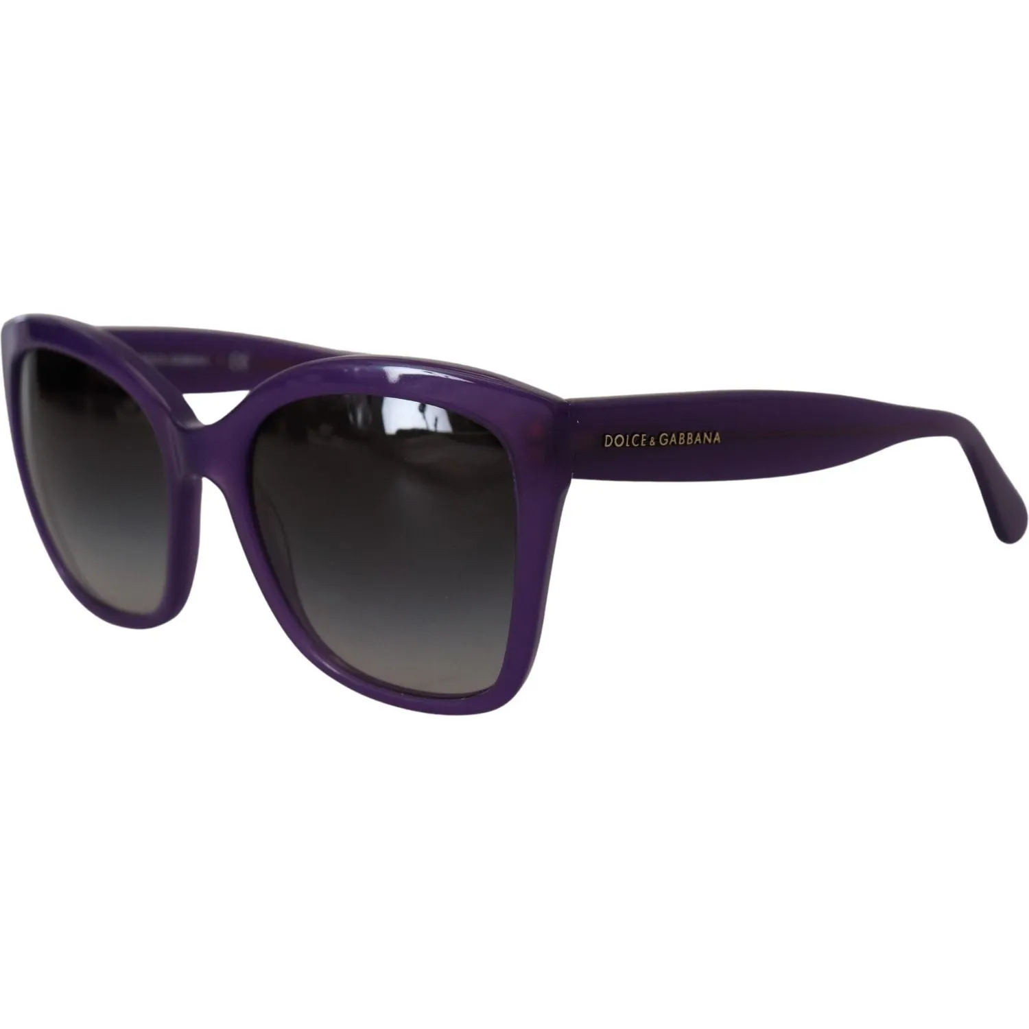 Dolce & Gabbana Elegant Purple Gradient Lens Sunglasses