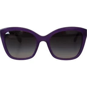 Dolce & Gabbana Elegant Purple Gradient Lens Sunglasses