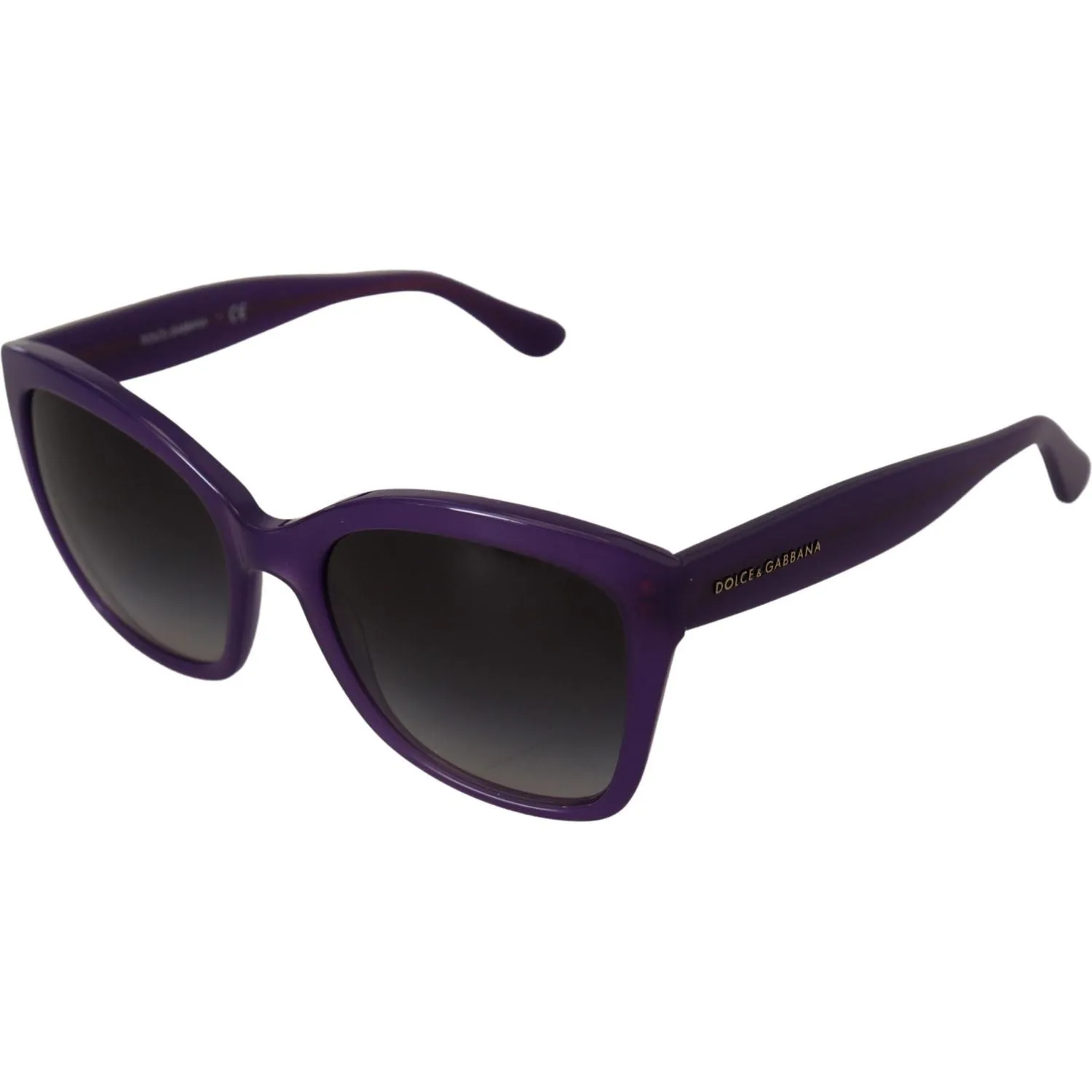 Dolce & Gabbana Elegant Purple Gradient Lens Sunglasses