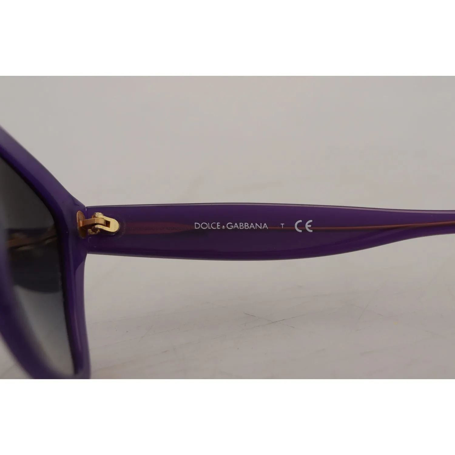 Dolce & Gabbana Elegant Purple Gradient Lens Sunglasses