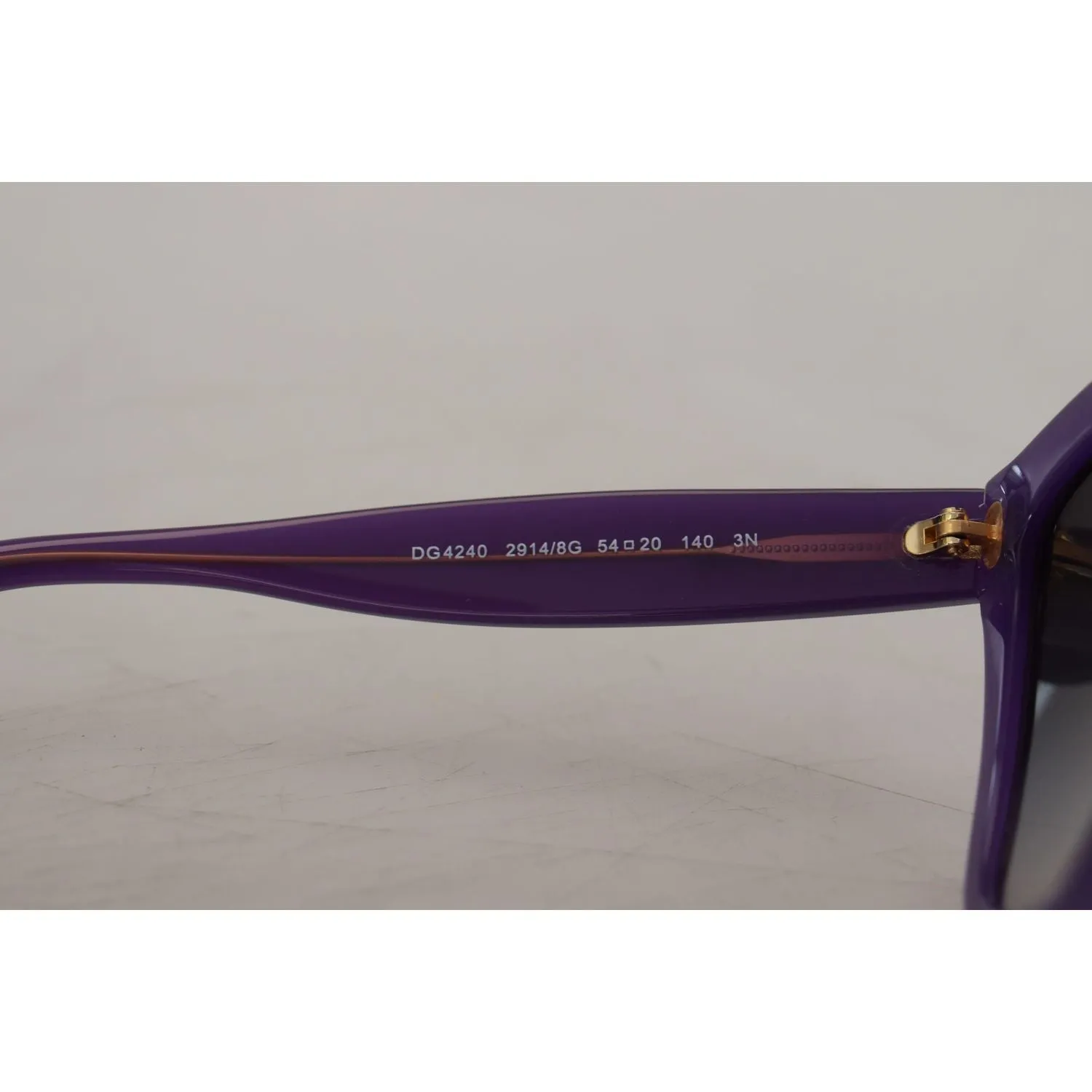 Dolce & Gabbana Elegant Purple Gradient Lens Sunglasses