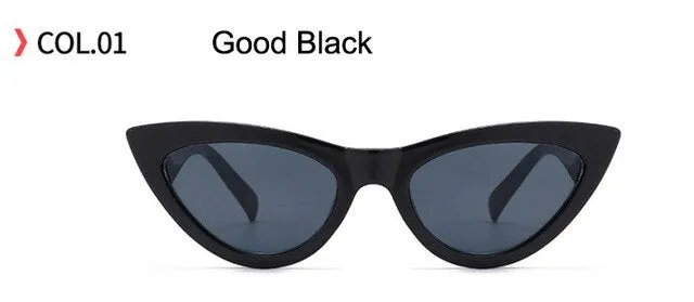 Elegant Gradient Vintage Cat Eye Sunglasses