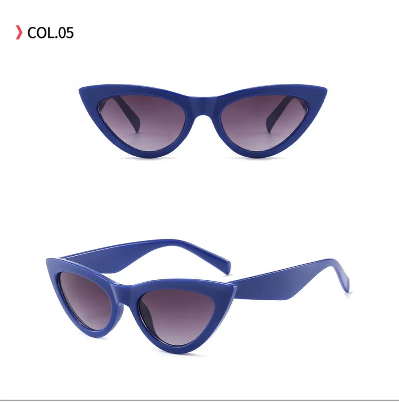 Elegant Gradient Vintage Cat Eye Sunglasses