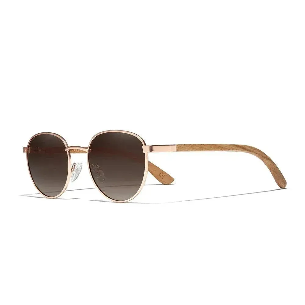 Elegant Wooden Polarized Sunglasses