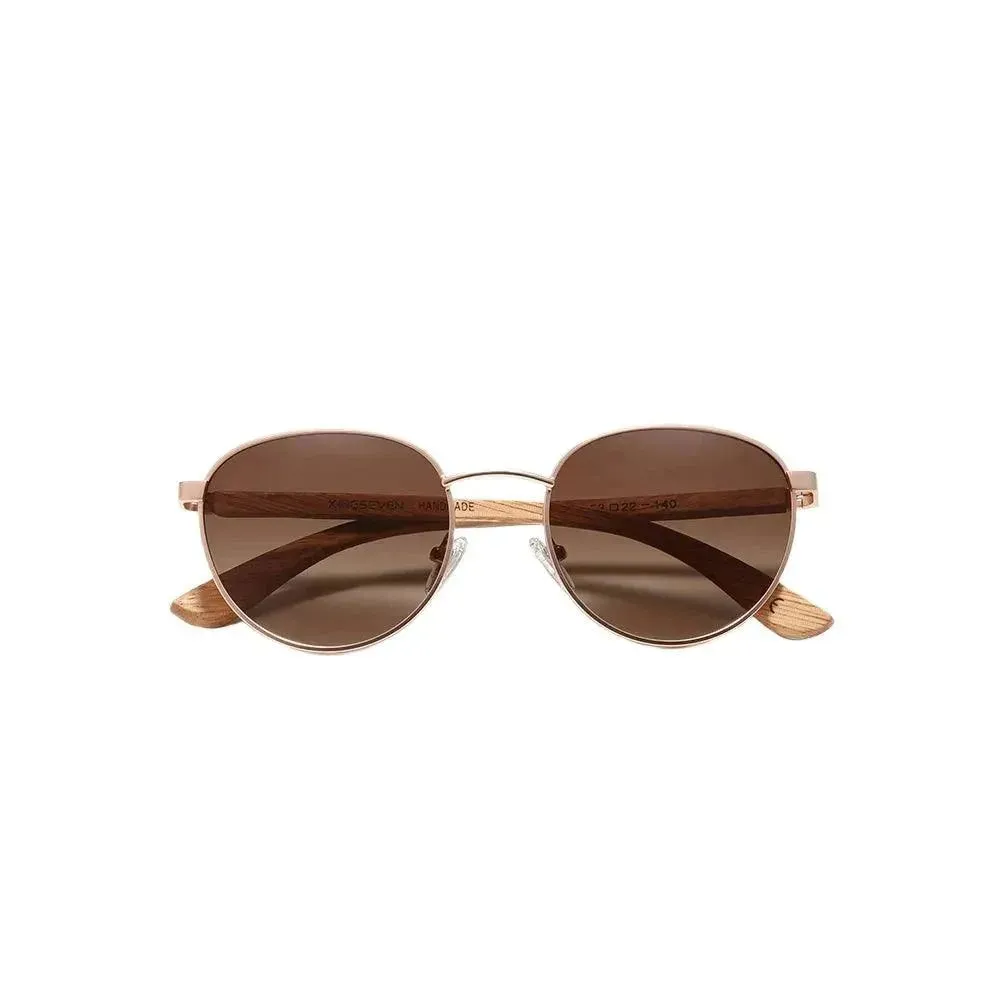 Elegant Wooden Polarized Sunglasses