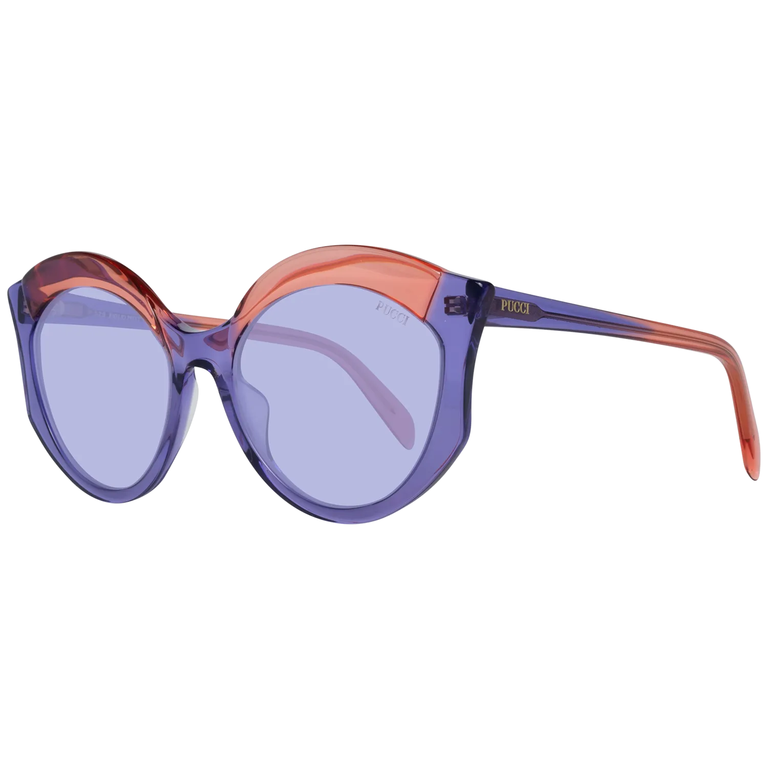 Emilio Pucci Elegant Purple Butterfly Sunglasses