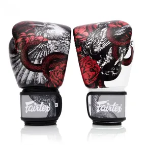 Fairtex BGV24 Beauty Of Survival Leather Muay Thai  Boxing Gloves