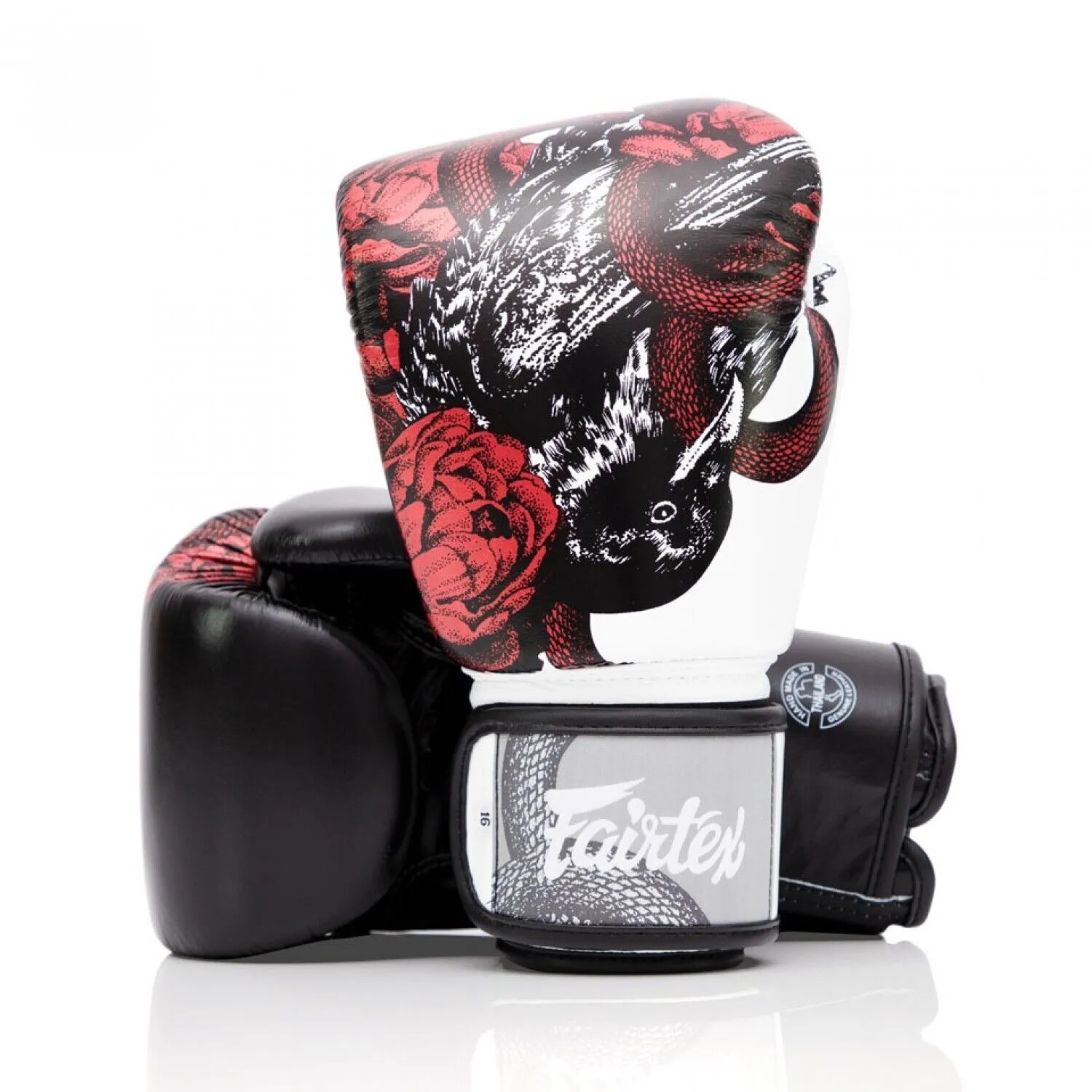 Fairtex BGV24 Beauty Of Survival Leather Muay Thai  Boxing Gloves