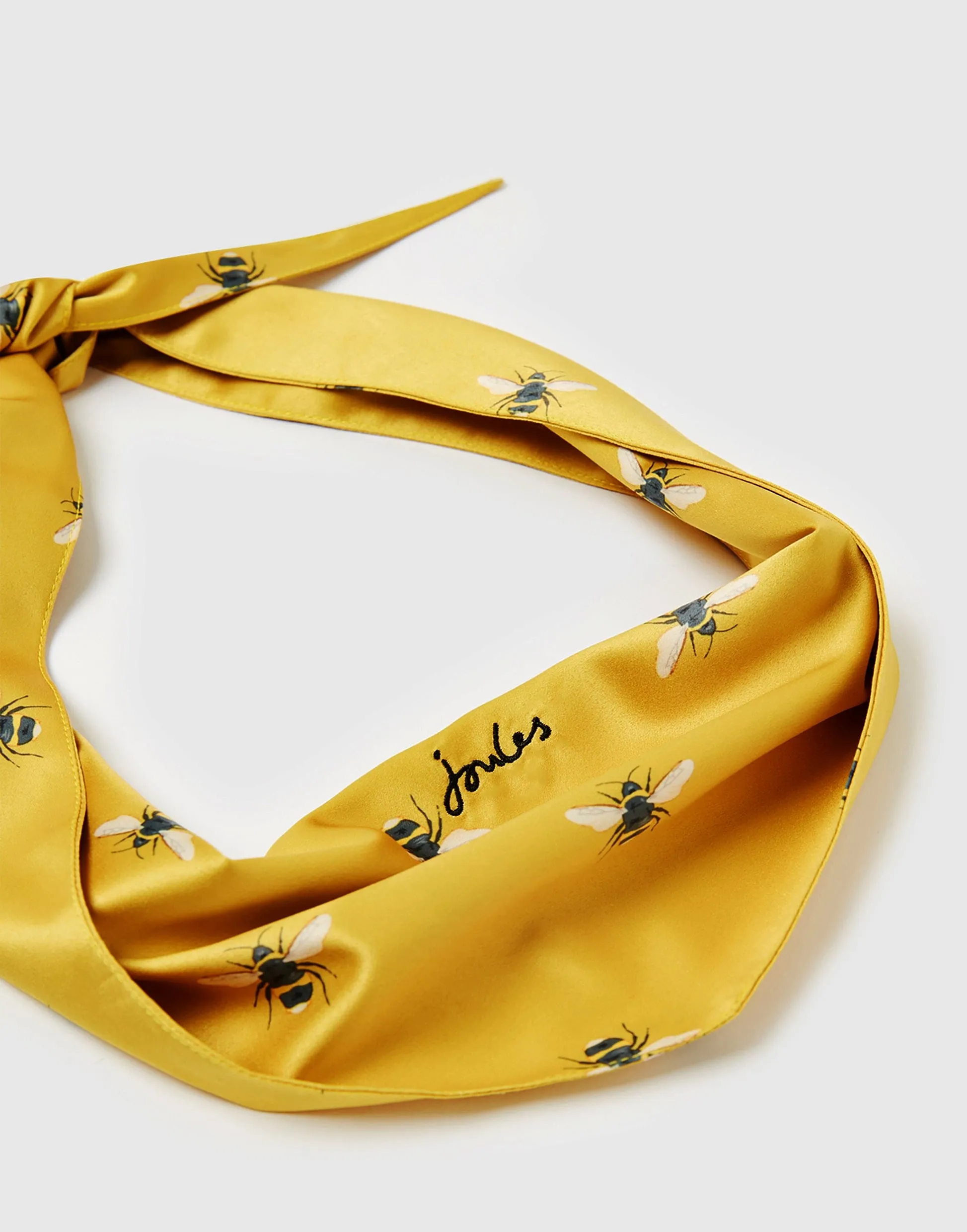 Joules Gold Bee Print Dog Neckerchief