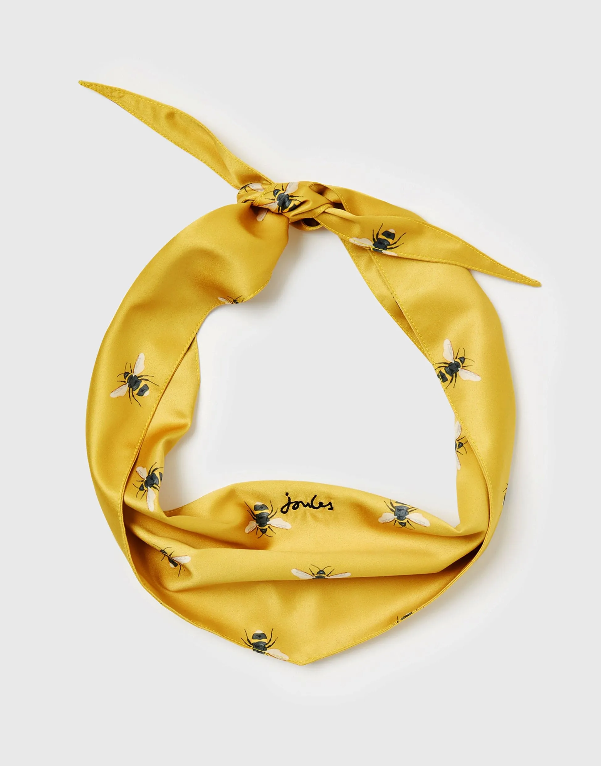 Joules Gold Bee Print Dog Neckerchief