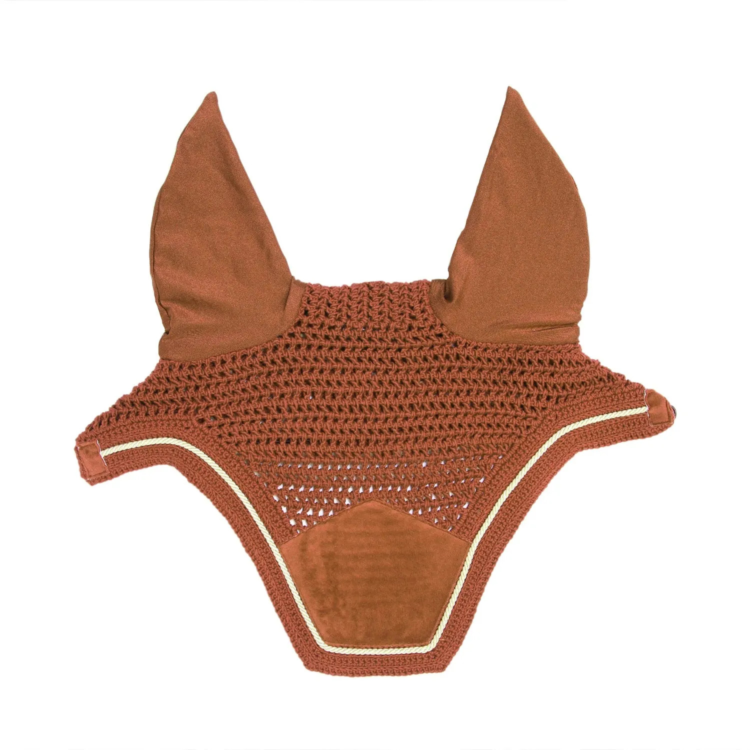 Kentucky Horsewear Wellington Velvet Fly Veil - Orange