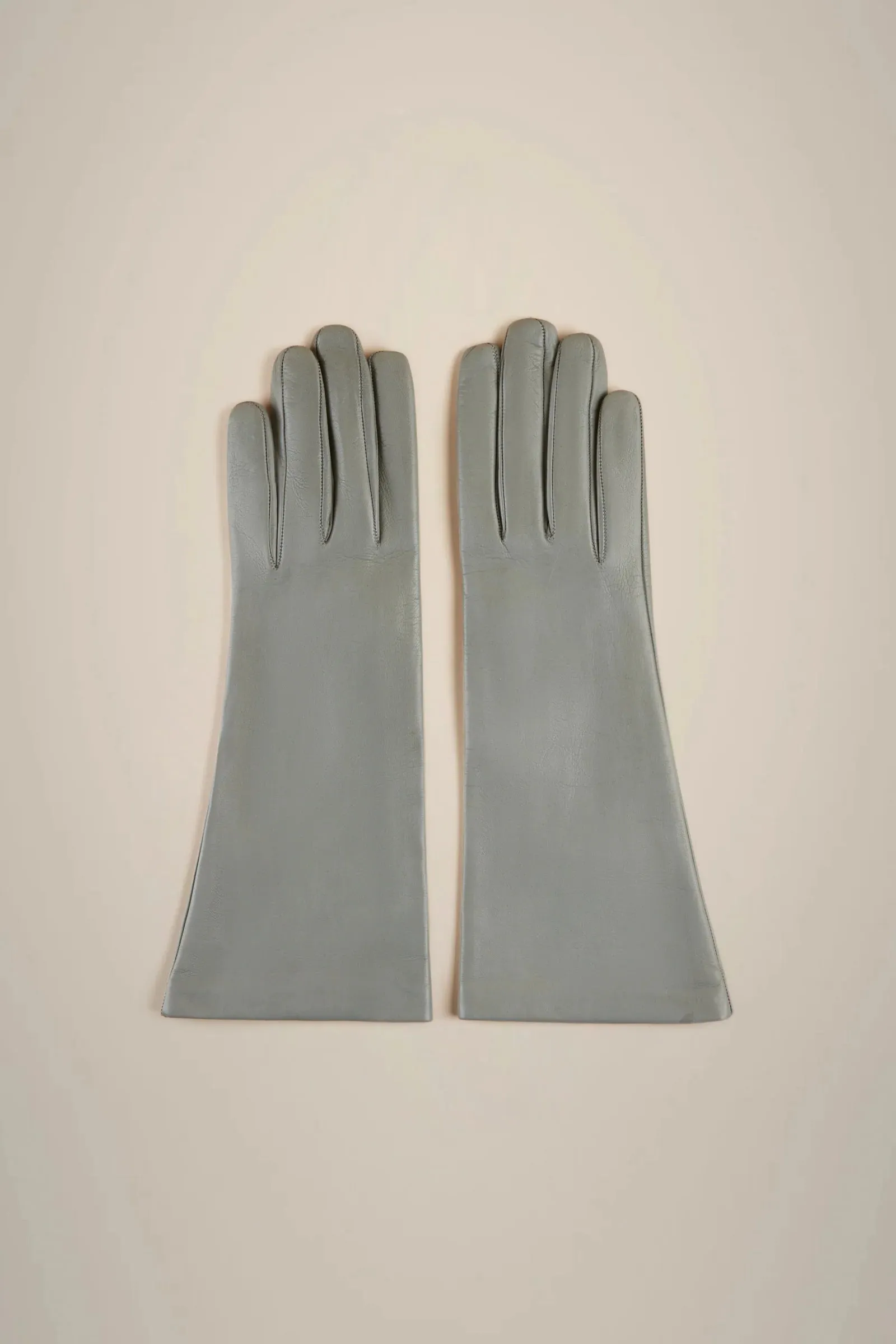 Leather Gloves - Cenere