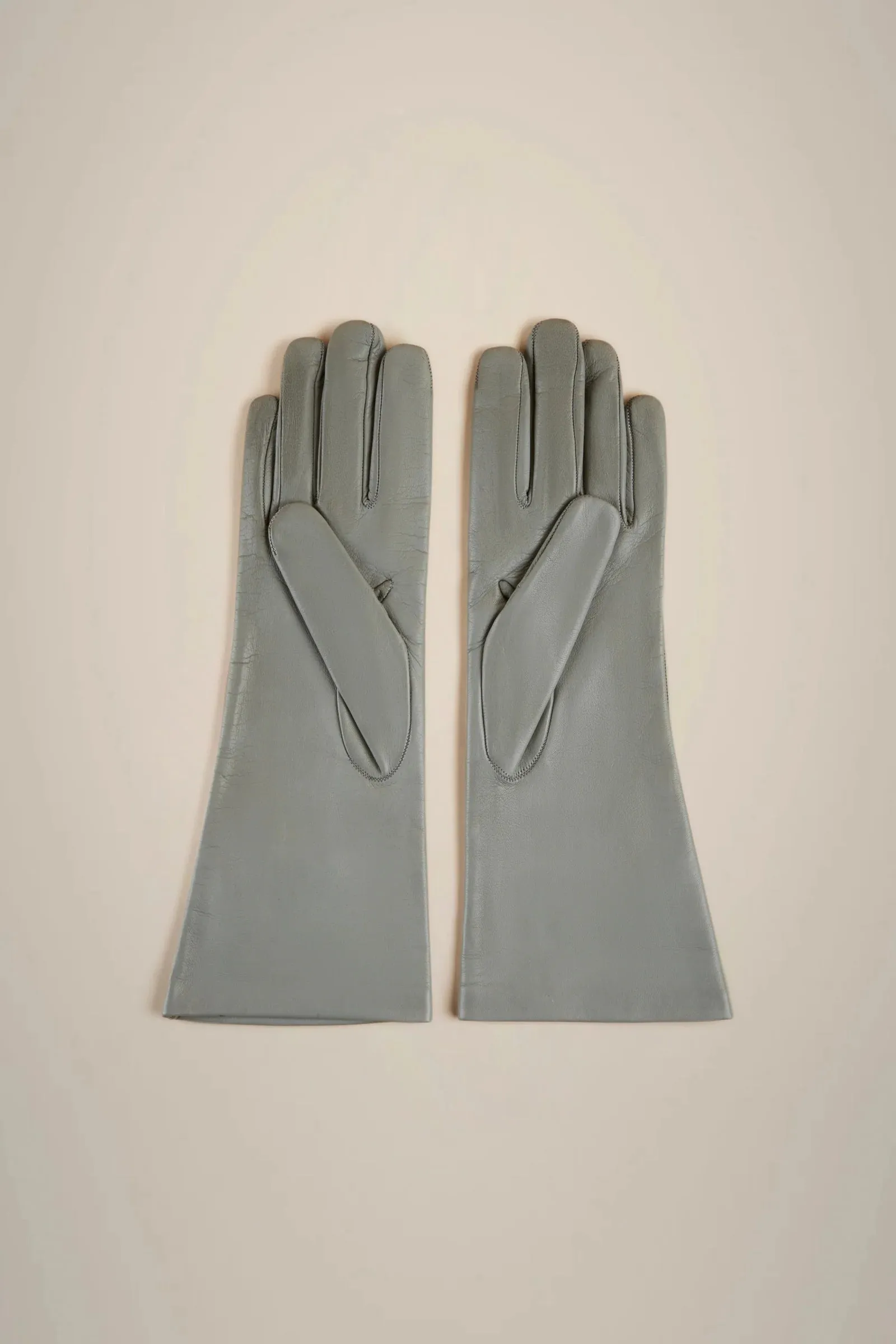 Leather Gloves - Cenere