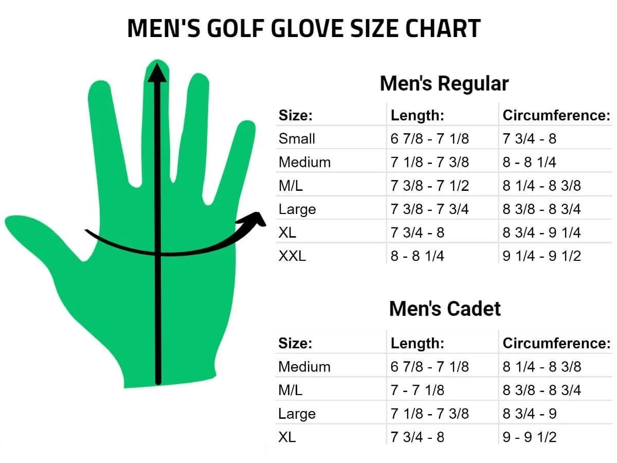 Leather Golf Gloves - Left Hand