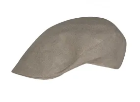 Linen Donegal Touring Cap - Natural