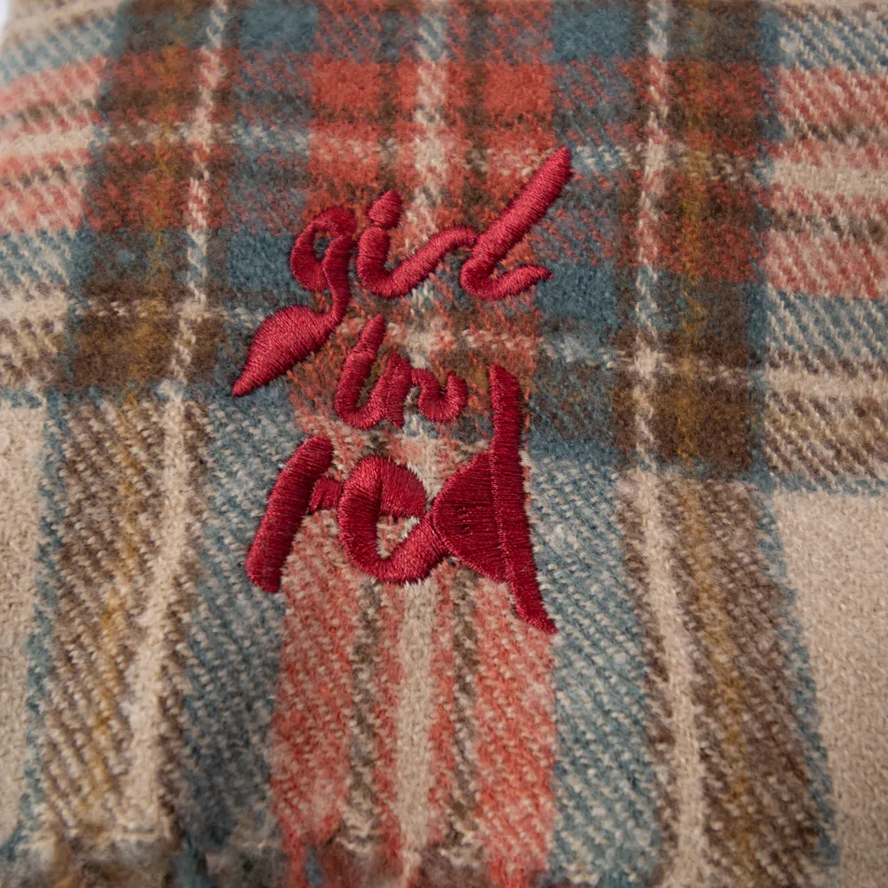 Logo Embroidered Scarf