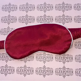 Luxury Personalised Eye Mask - Ruby