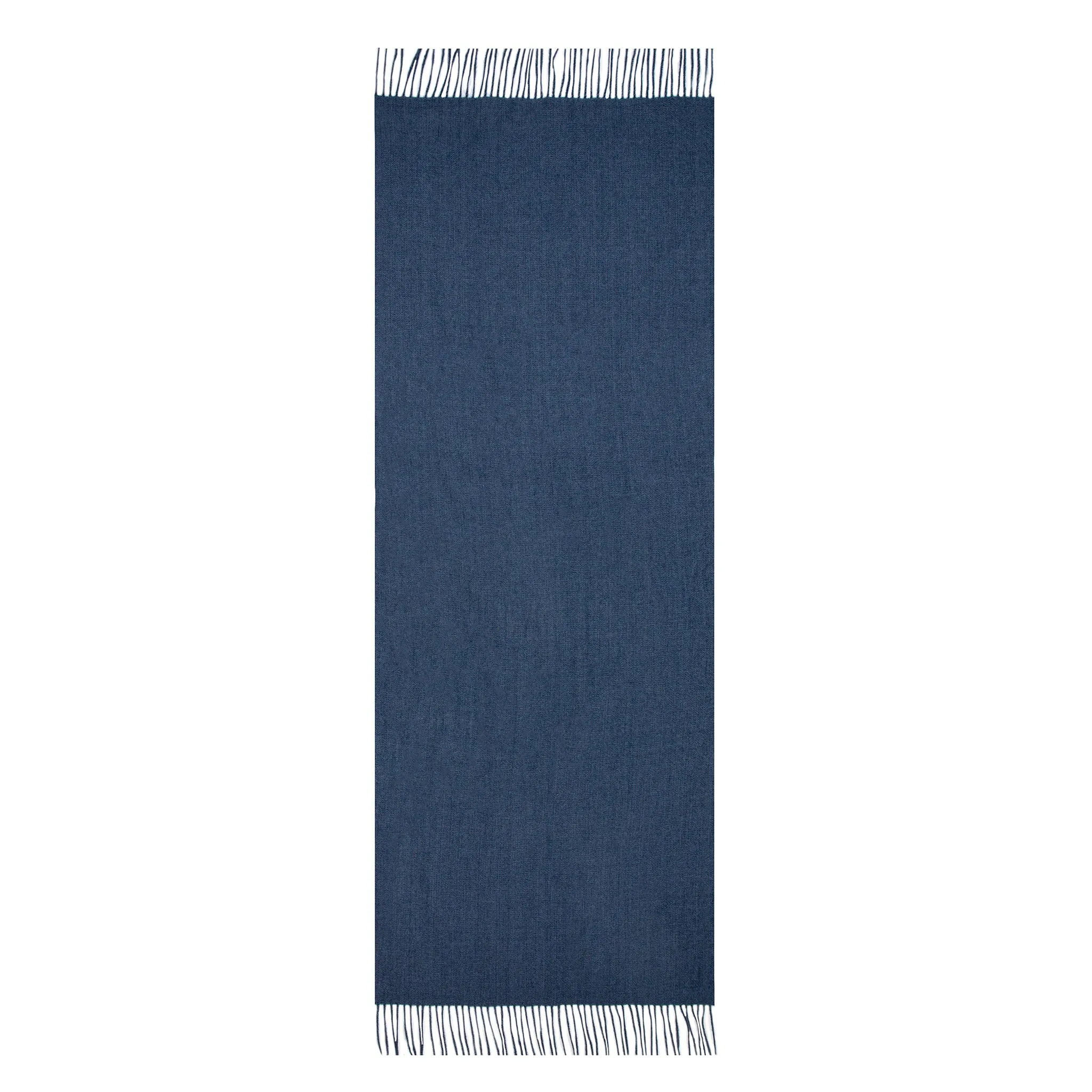 Men’s Reversible Two-Tone Scarf with Tassels