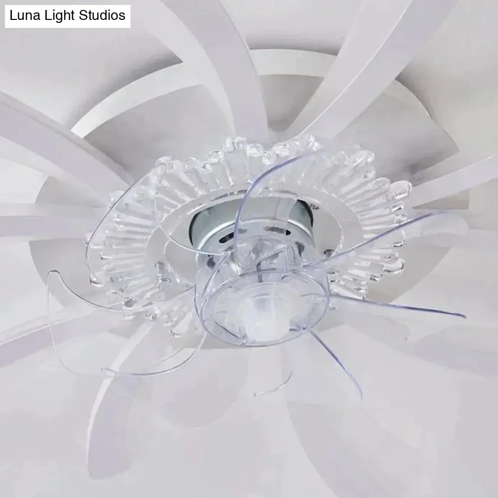 Modern minimalist dandelion fan ceiling lamp