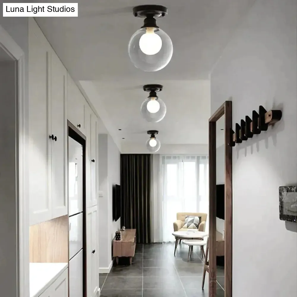 Modern Minimalist Glass Bulb Lamp Ceiling Lamp