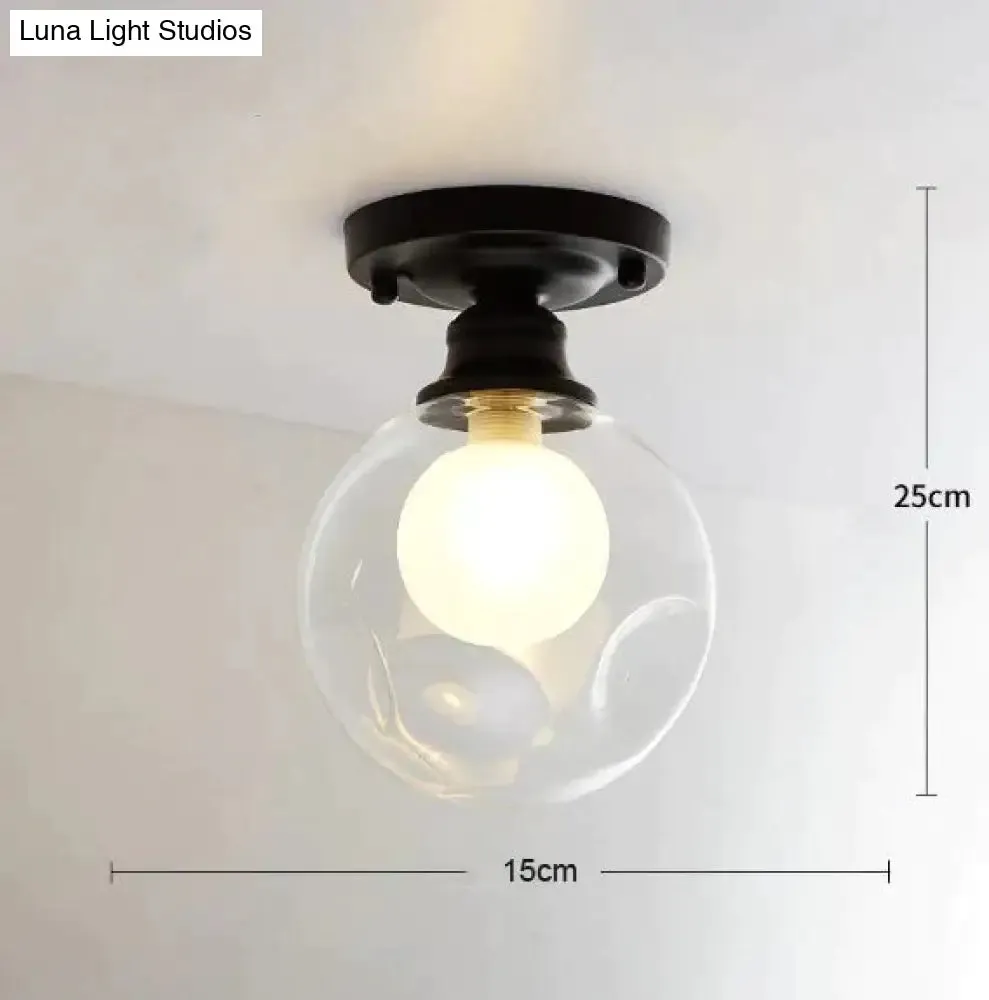 Modern Minimalist Glass Bulb Lamp Ceiling Lamp