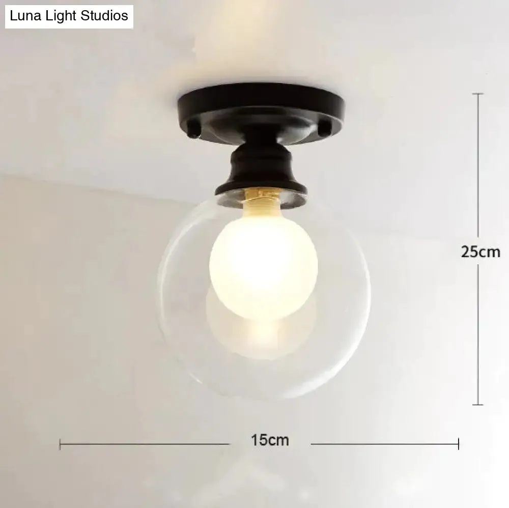 Modern Minimalist Glass Bulb Lamp Ceiling Lamp