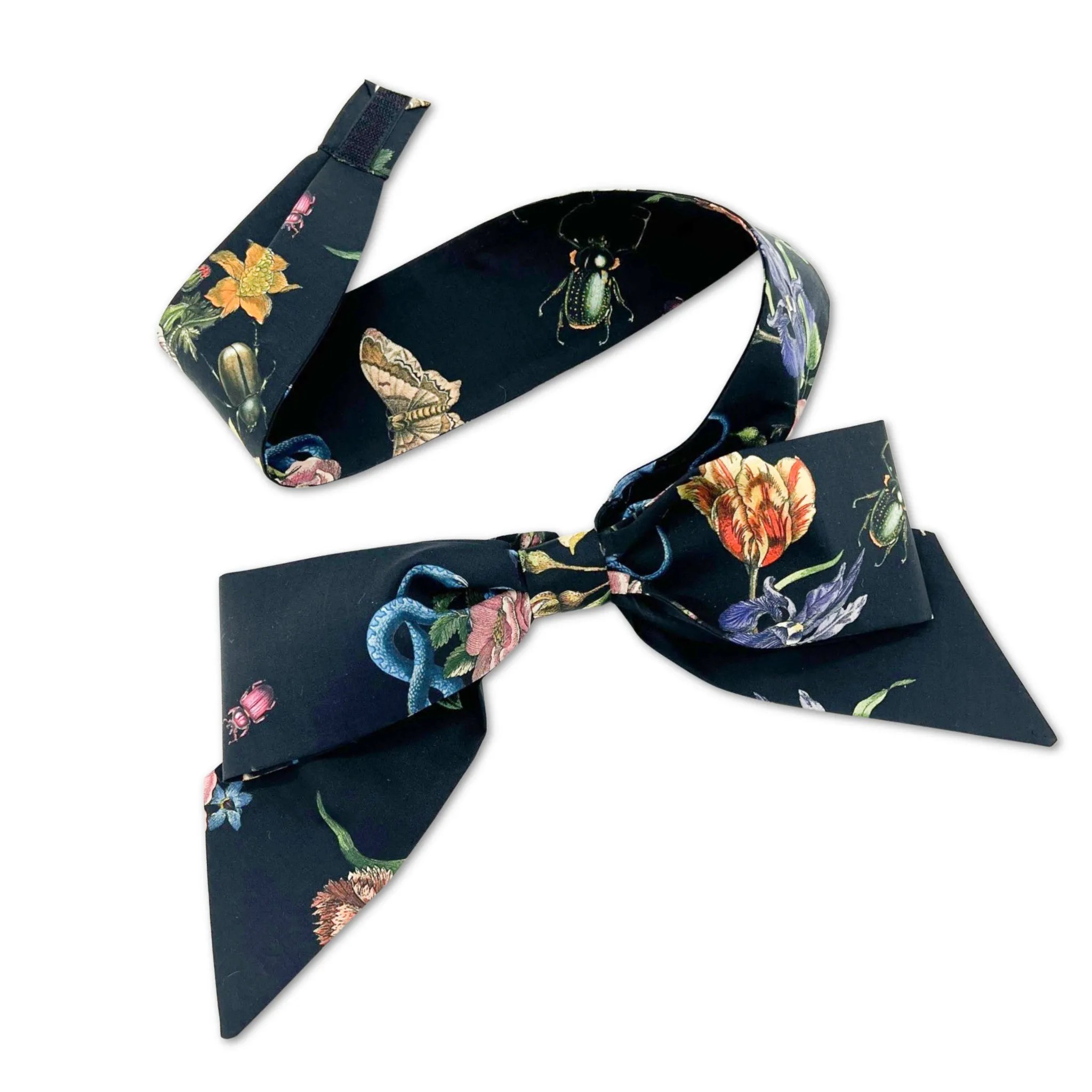 Molly Goodall Midnight Grand Botanical Middy Bow Hatband