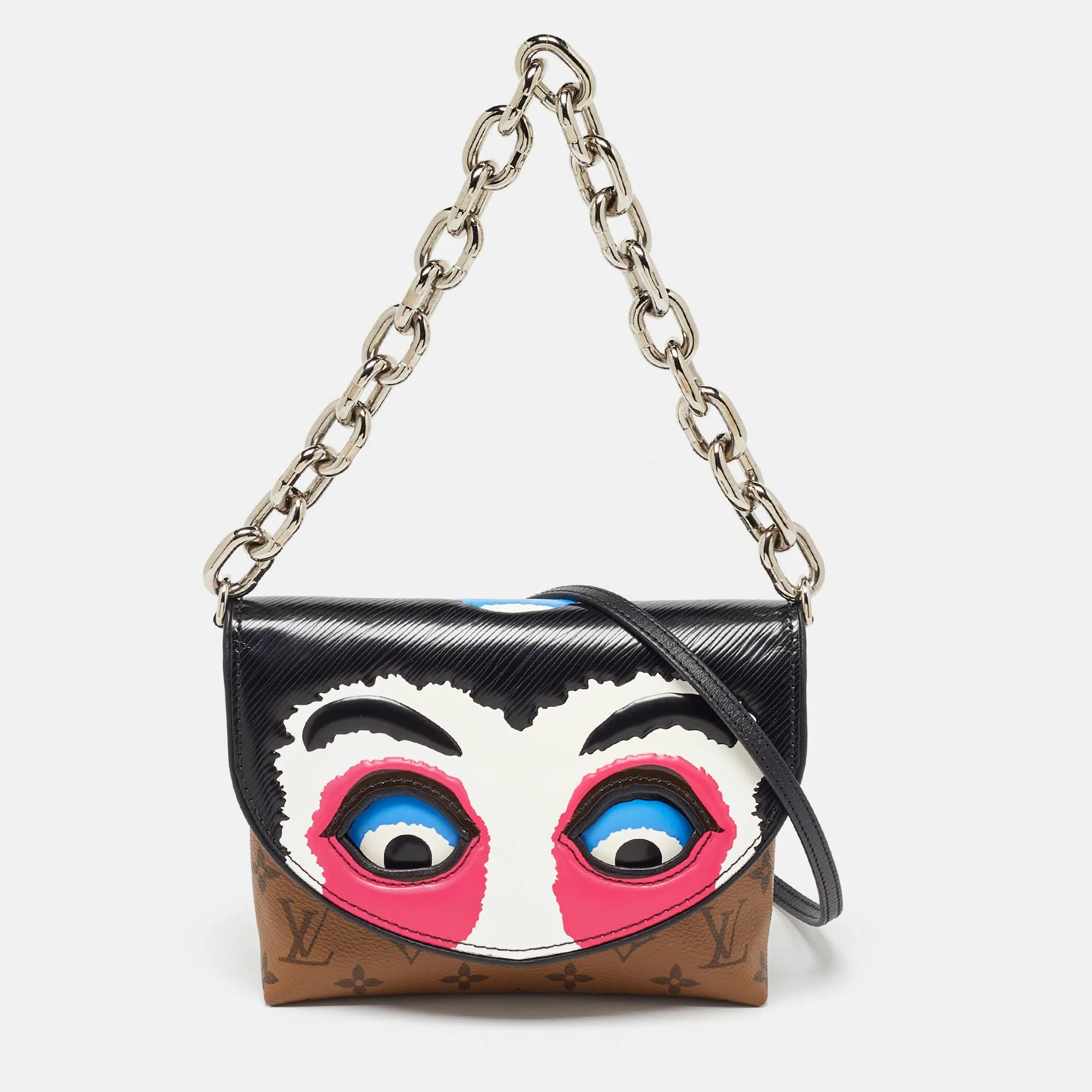 Monogram Reverse Canvas Epi Kabuki Masks Pochette Bag