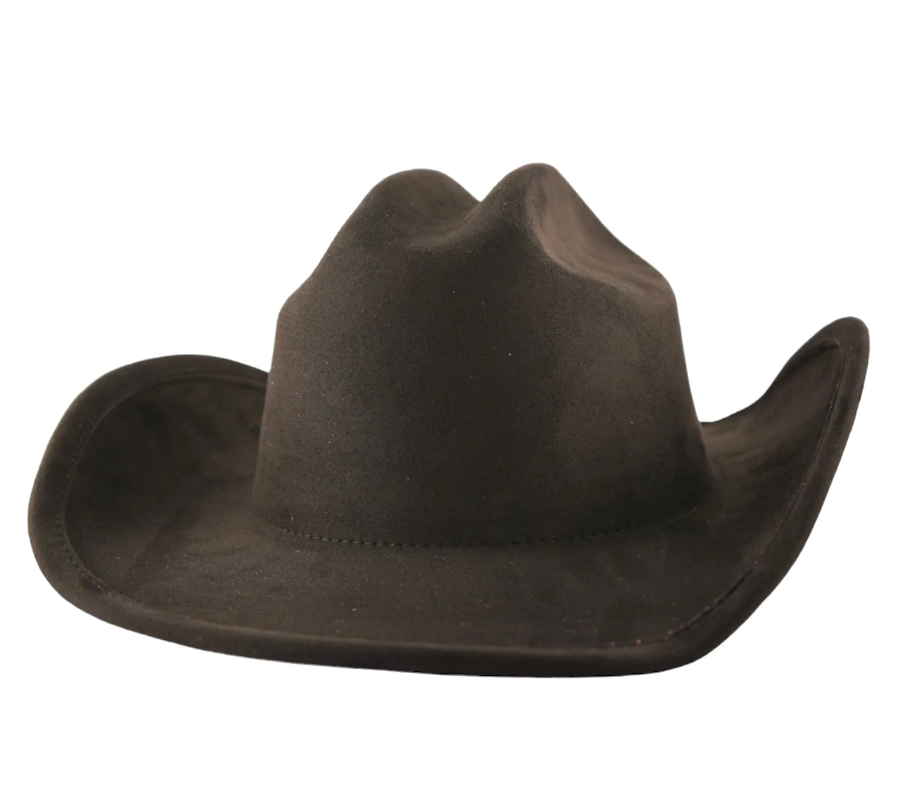 Nashville Suede Cowgirl Hat - Black