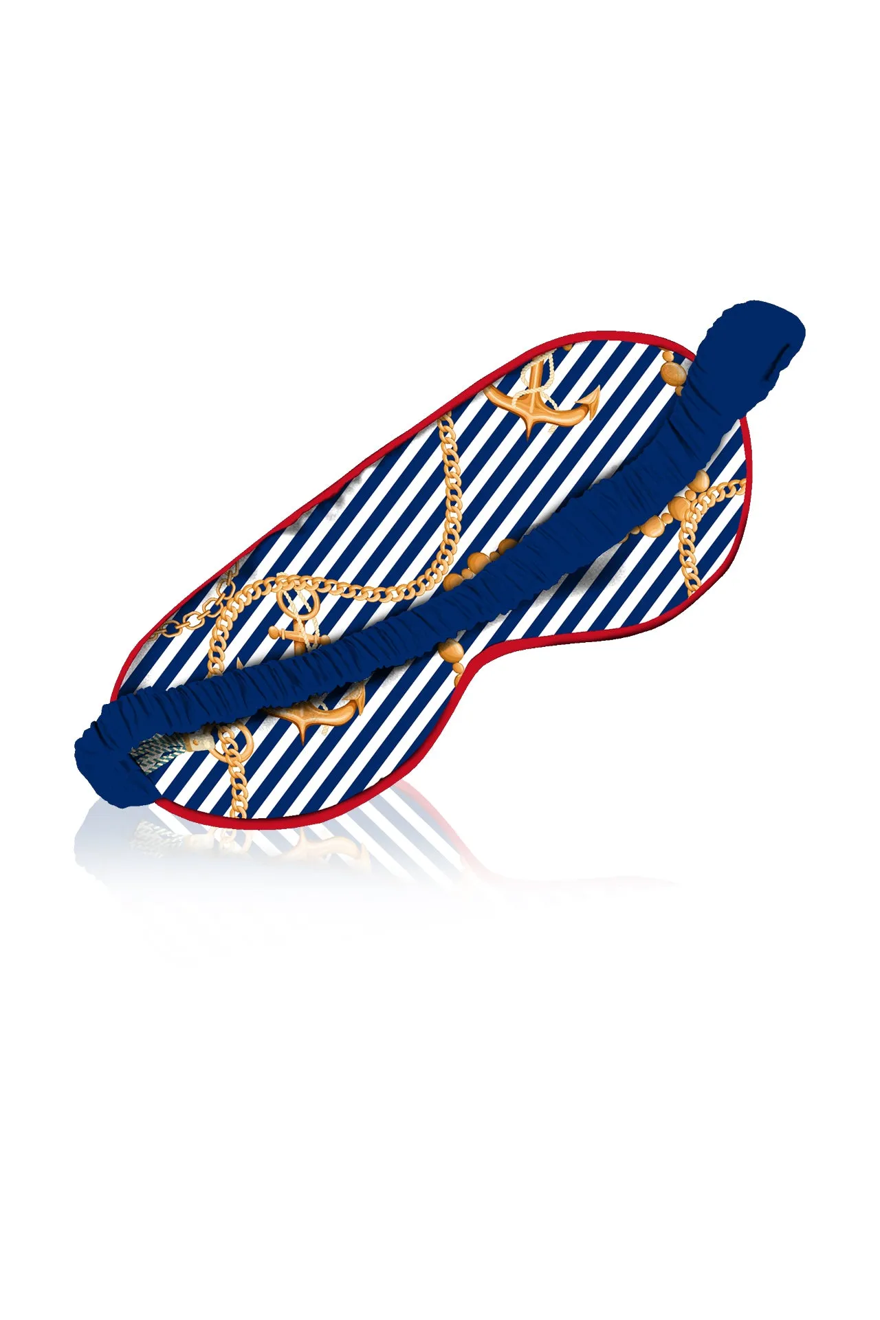 Nautical Stripe Luxury Eye Mask