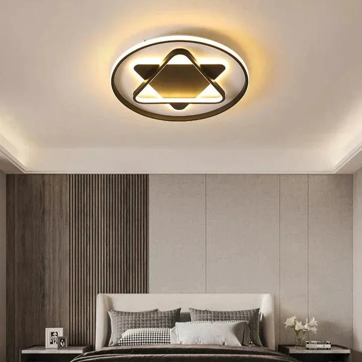 Nordic Minimalist Five-pointed Star Light Bedroom Ceiling Lamp