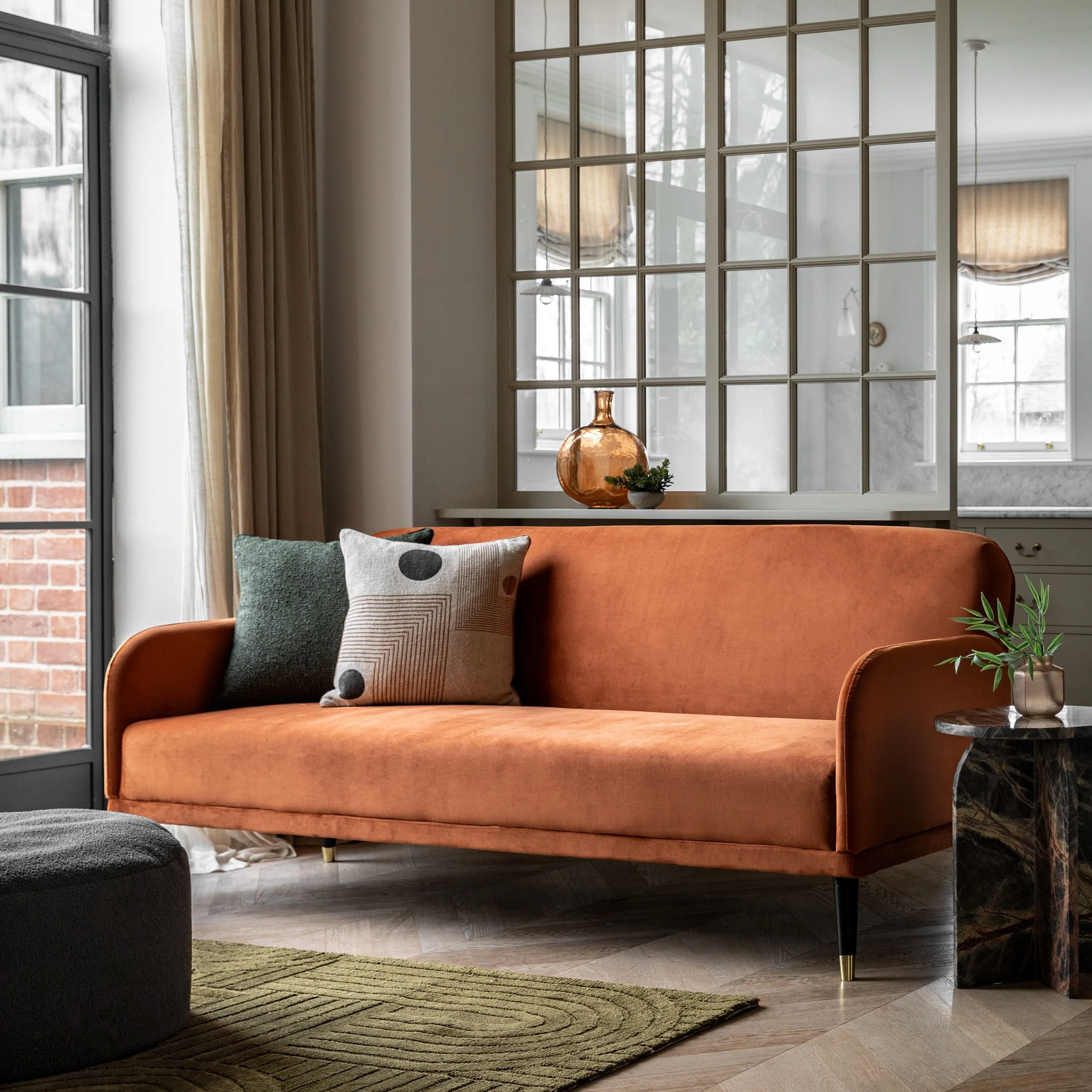 Ormond Sofa Bed – Rust