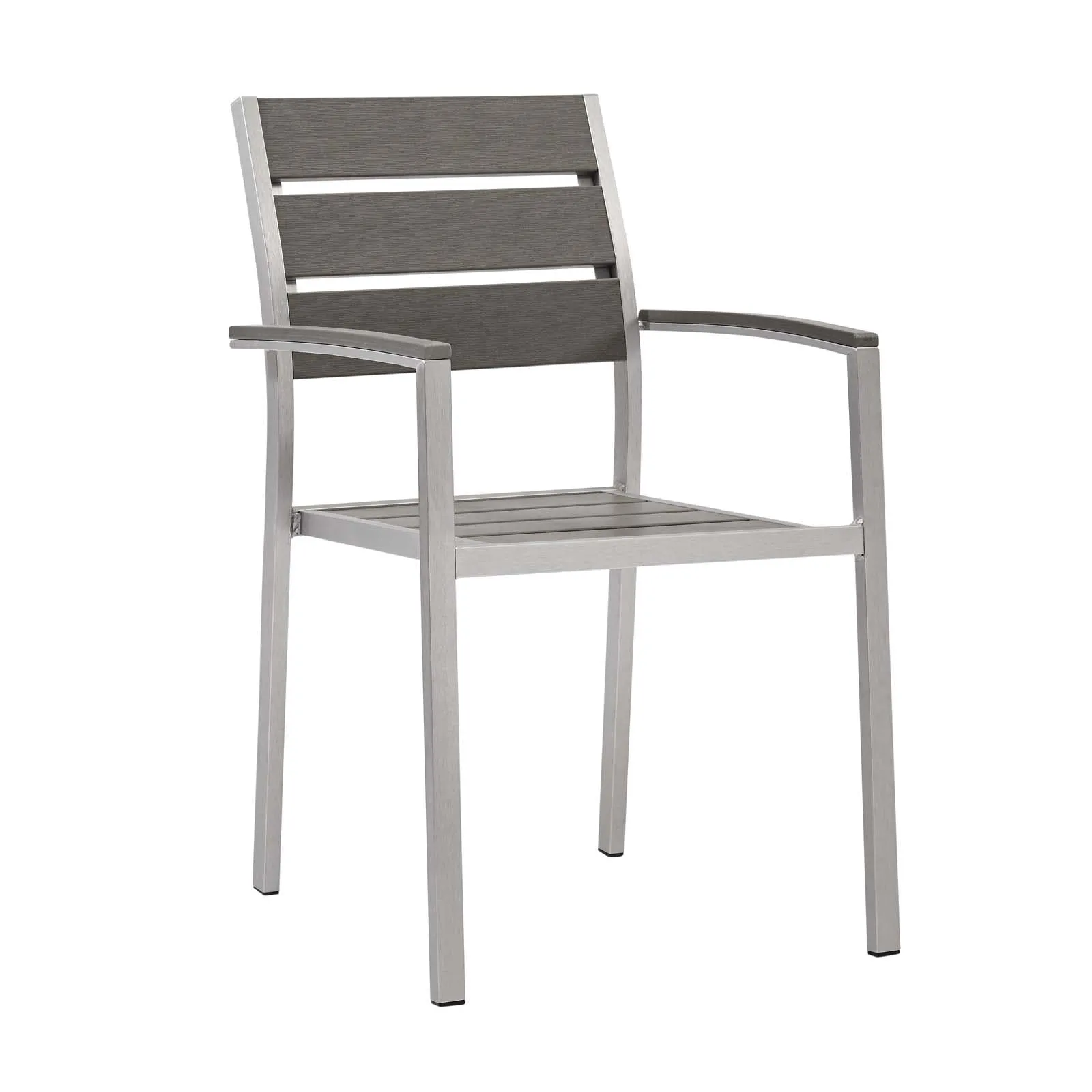 Shore Outdoor Patio Aluminum Dining Armchair by Modway