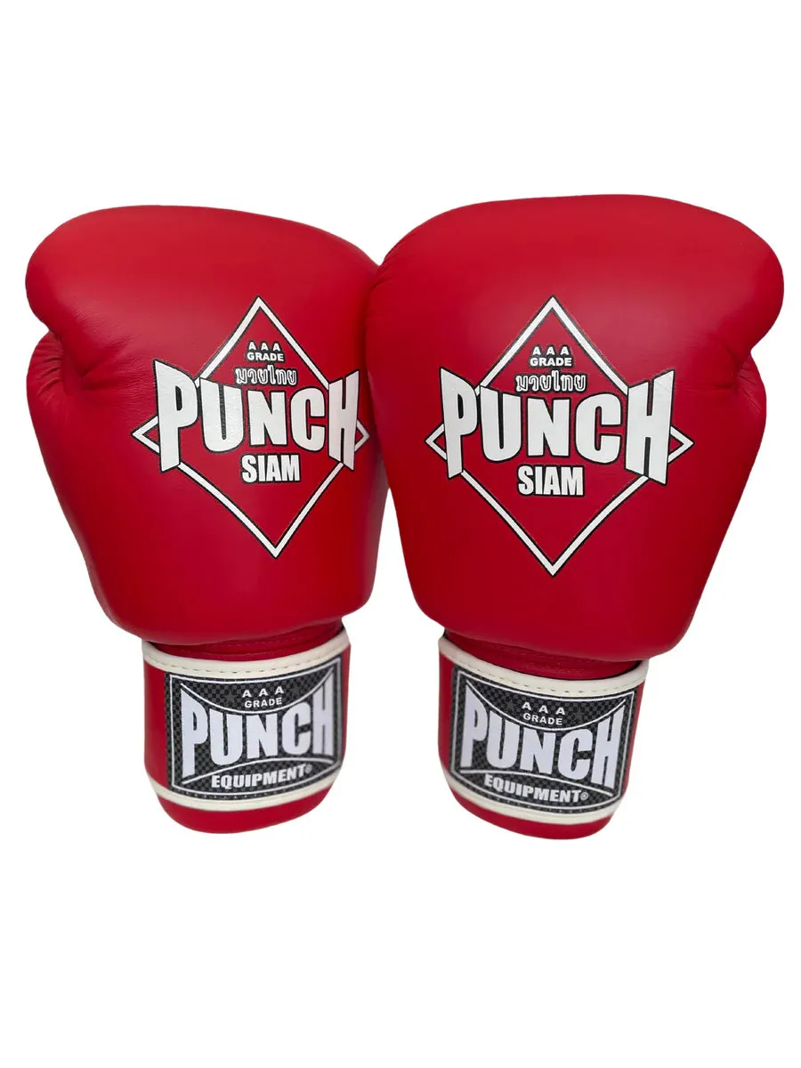 SIAM PUNCH LEATHER MUAY THAI GLOVES