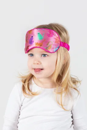 Silk Eye Mask For Kids / "Cats and Kittens"