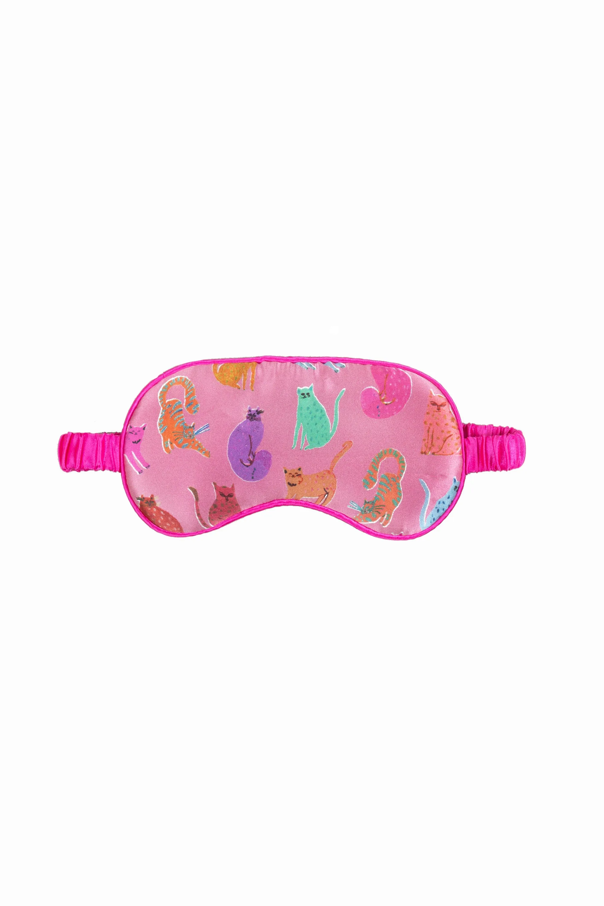 Silk Eye Mask For Kids / "Cats and Kittens"