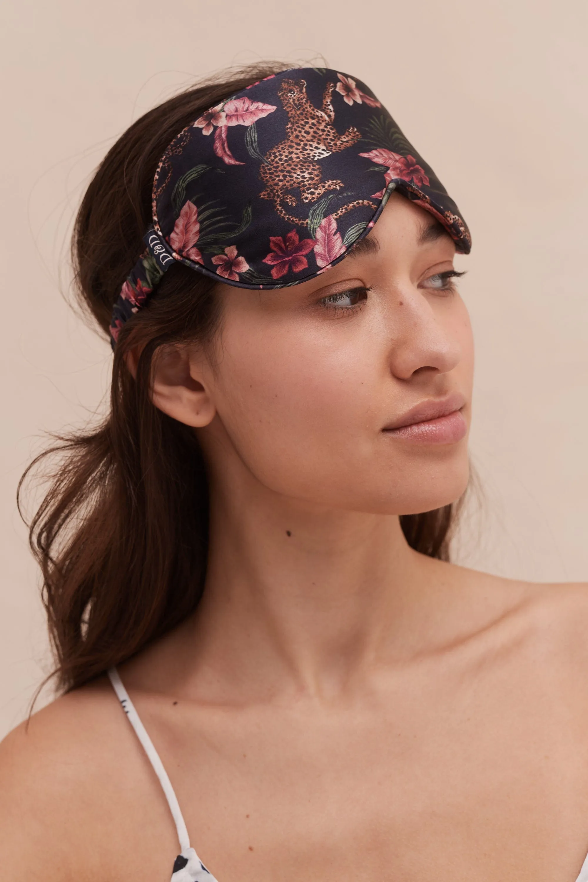 Silk Eye Mask Soleia Print